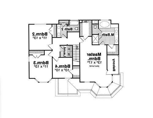 Second Floor image of OLIVIA House Plan